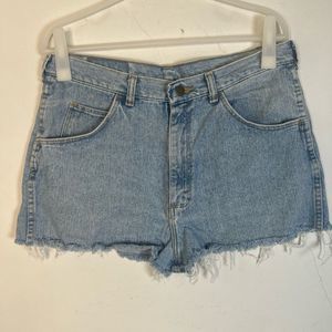 Vintage Wrangler Blue Denim Shorts Women’s L
